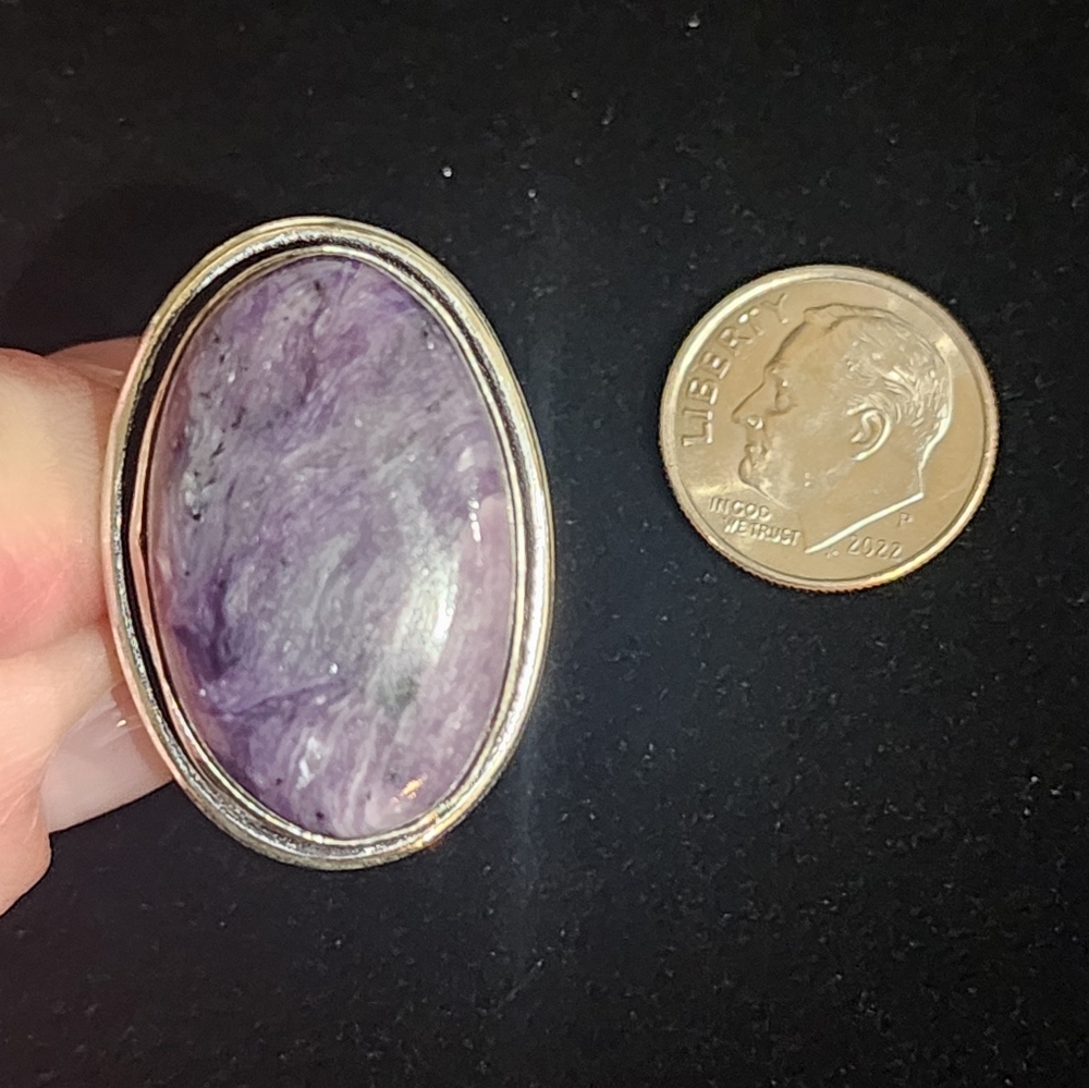Charoite Ring - image 3